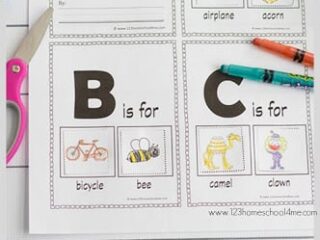 Image for FREE Printable Cut and Paste Alphabet Worksheets