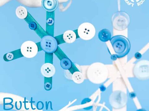 Image for Button Snowflake Craft