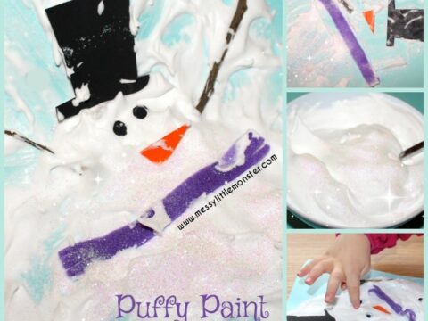 Image for Puffy Paint Melted Snowman