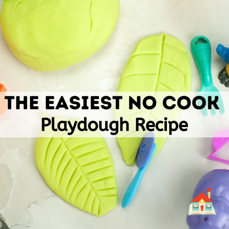 The easiest no cook playdough recipe | How to make no cook playdough | Tips for the best no cook playdough | It saves time, reduces mess, and is simple to make, allowing for more playtime and less prep.