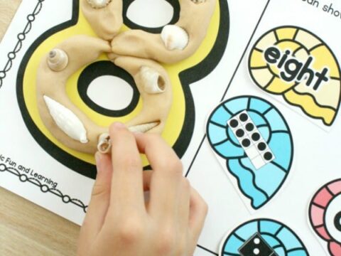 Image for Seashell Counting Numbers Math Mats