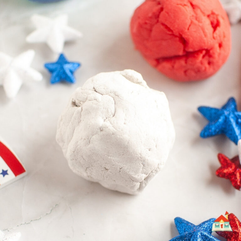 Bright White Playdough Recipe