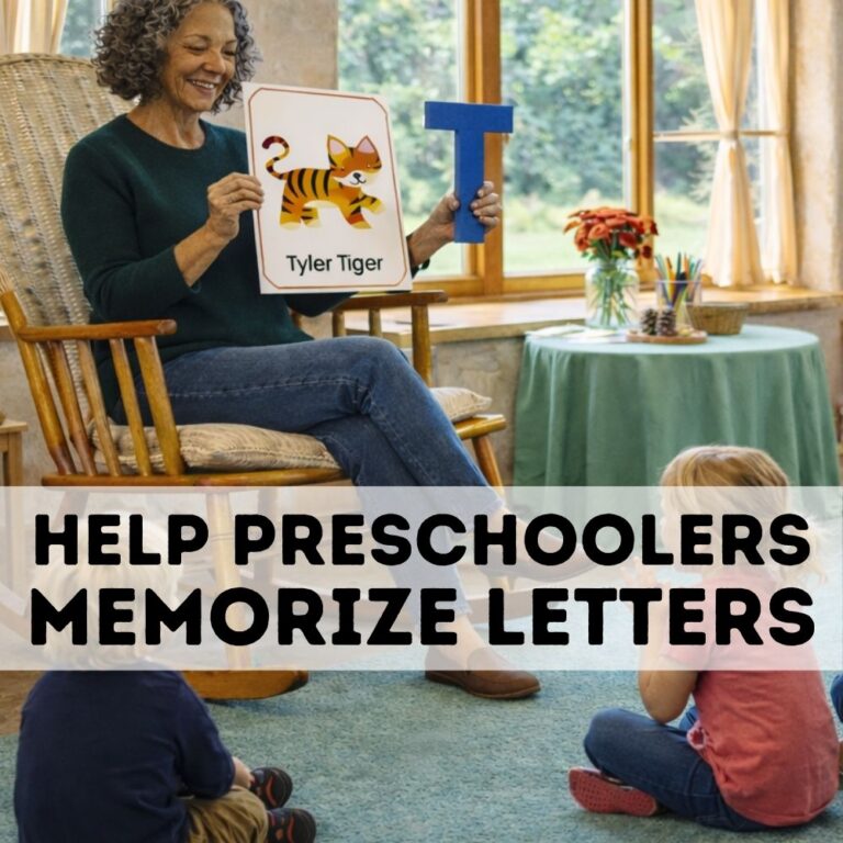 How to Help Preschoolers Memorize Letters (How Much Practice They Really Need)
