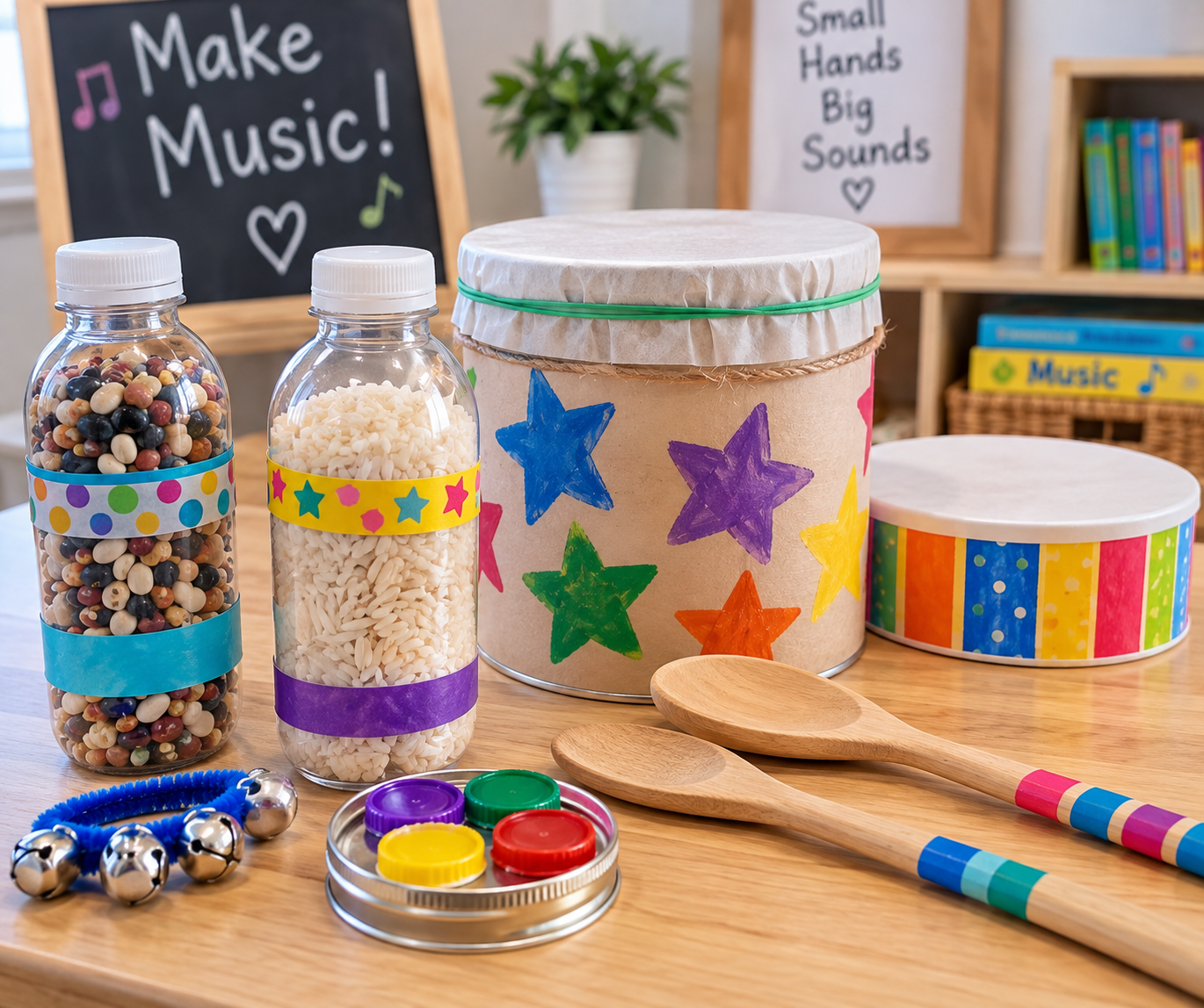 diy musical instruments for preschoolers